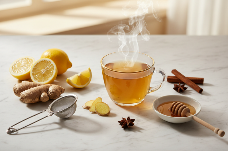 Thé Citron Gingembre : le duo anti-fatigue qui fait ses preuves